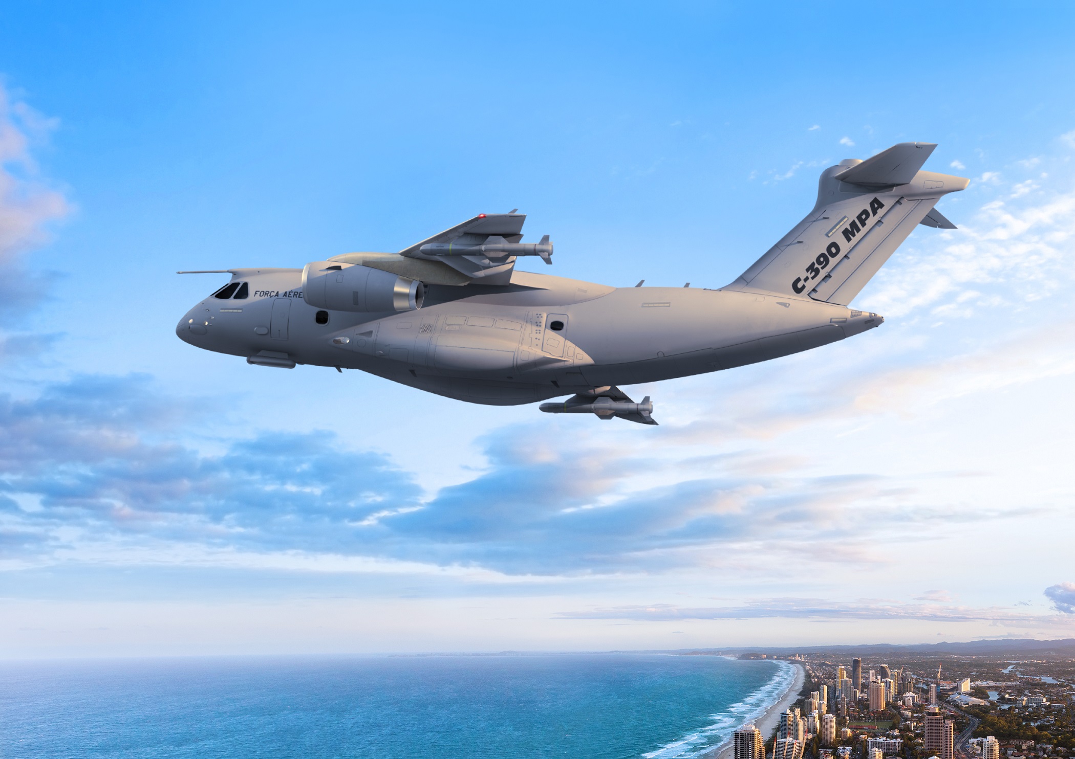 Brasil ha comenzado a explorar una nueva variante del avión militar C-390 Millennium, enfocada en patrulla marítima e inteligencia avanzada.