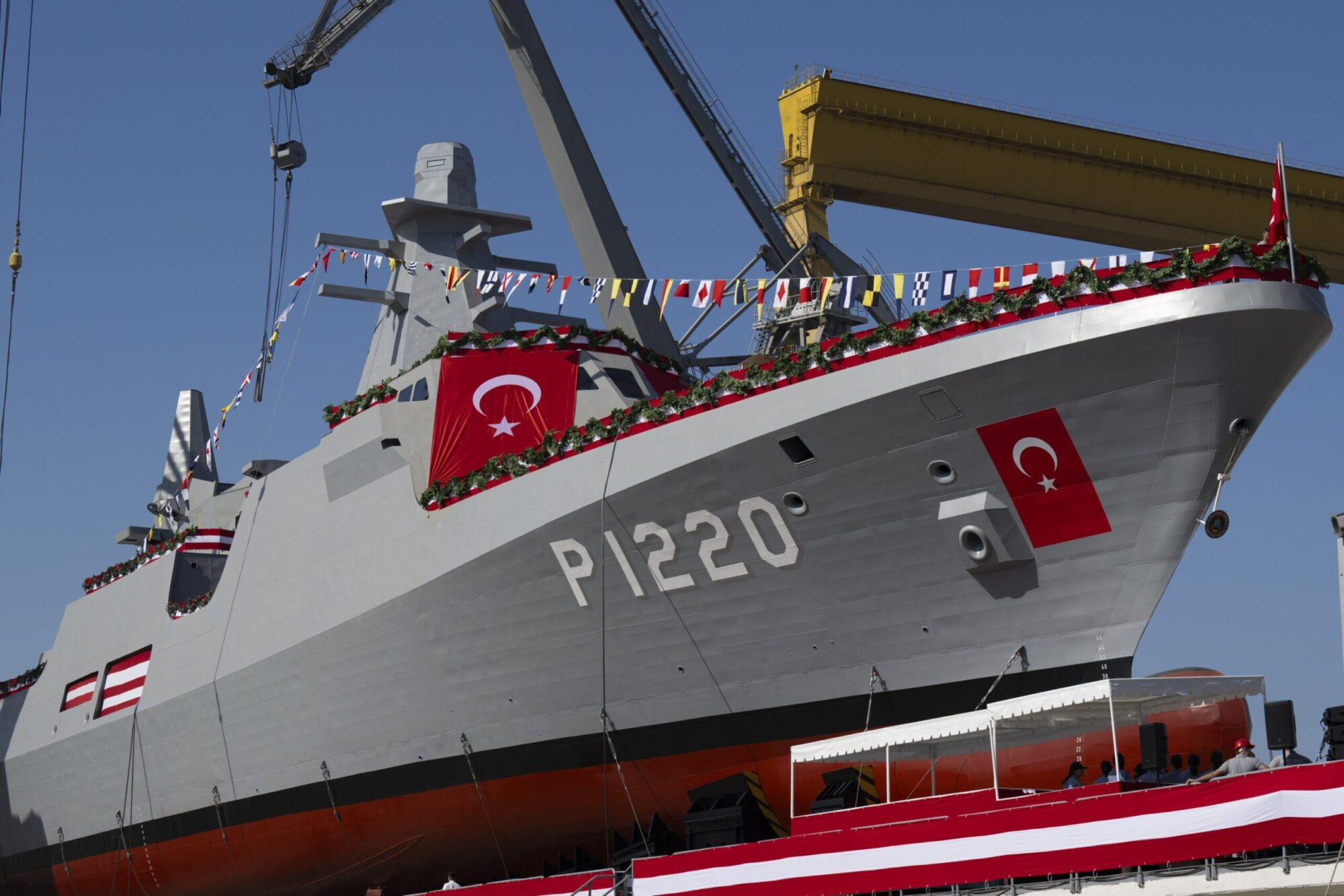 Turquía ha dado inicio a las pruebas en el mar de su primer buque patrullero de alta mar de la clase Hisar, el futuro TCG Akhisar (P-1220).